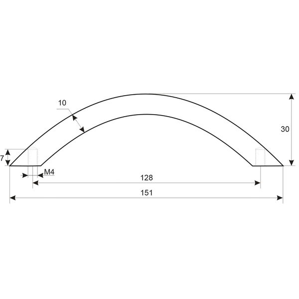 Möbelgriff Meduna ø 10 mm