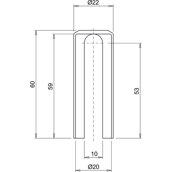 OTLAV Aufsteckhülsen Typ 838, für Türband Typ 495 ø 20 mm,Kunststoff braun