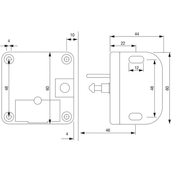 SOLO Bluetooth – Elektronikschloss lose, Zinkduckguss/Kunststoff schwarz