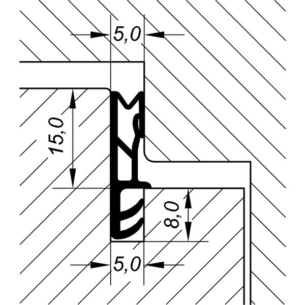 PRIMO Flügelfalzdichtung EV 5250