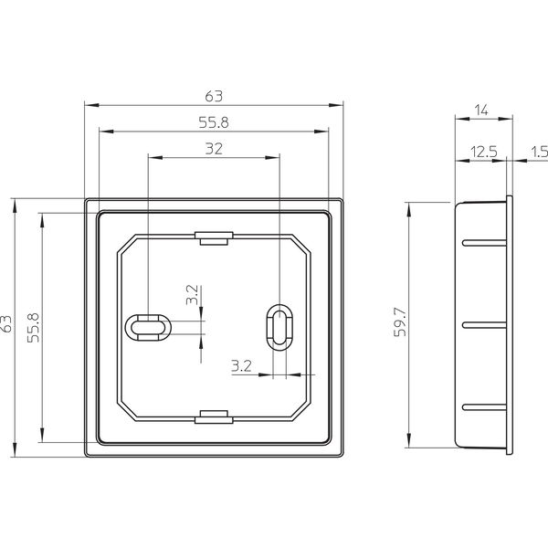 SIRO PushPower Einbauschalter 55 2-fach