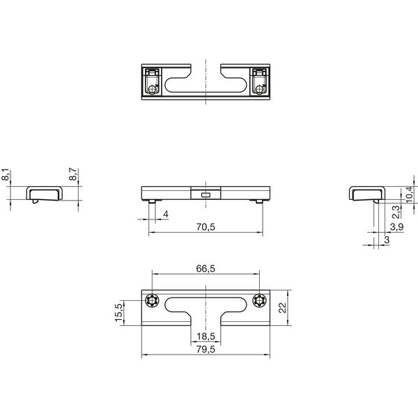Roto NT/NX Kipplager Fensterbeschalg für Bodenschwelle GU MFT 13V