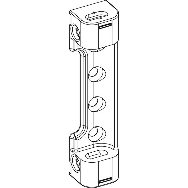 ROTO NX Axerlager P6 seitenverstellbar PVC 2 Bohrzapfen 7 mm silber