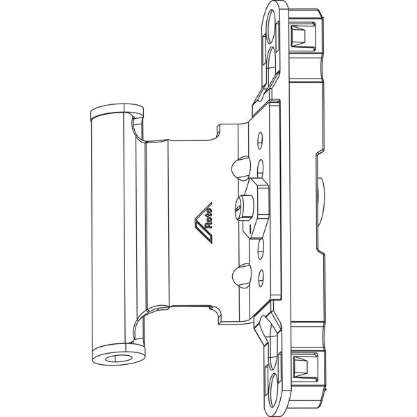 ROTO NX Dreh-/Kippflügelfalzband P mit Nutführung 12/20-13