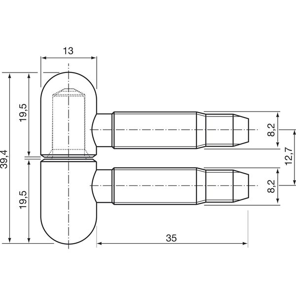 SFS Einbohrband mit Rundkopf 13 mm