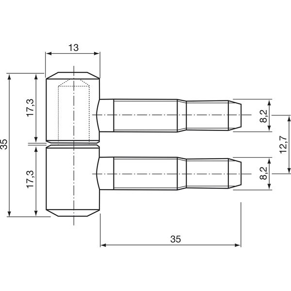 SFS Einbohrband mit Zylinderkopf 13 mm