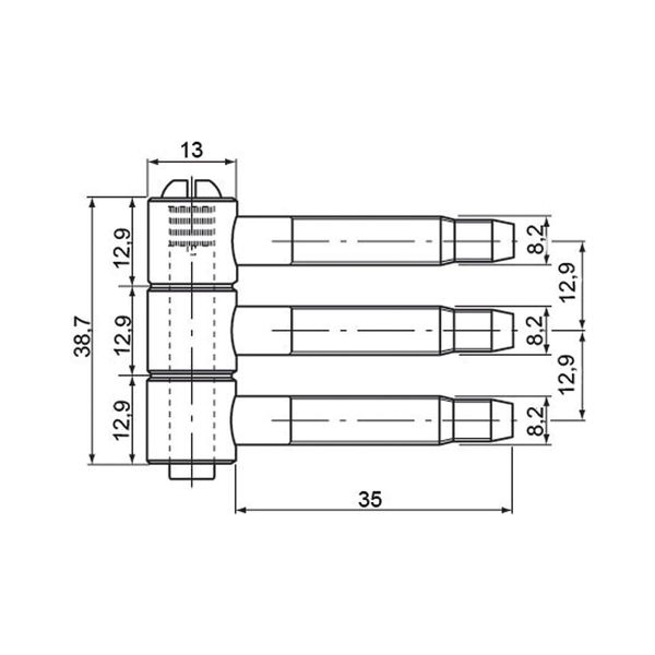 SFS Steckband dreiteilig 13 mm