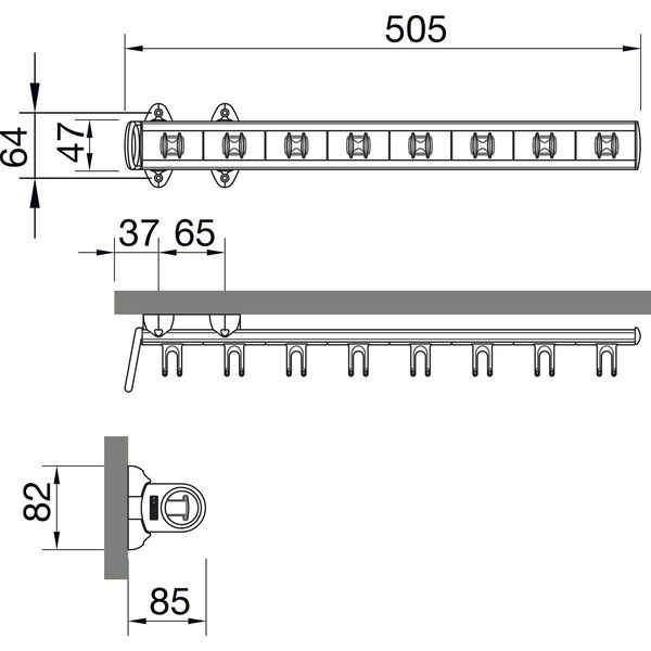 SERVETTO Self System Gürtelhalter Modell M