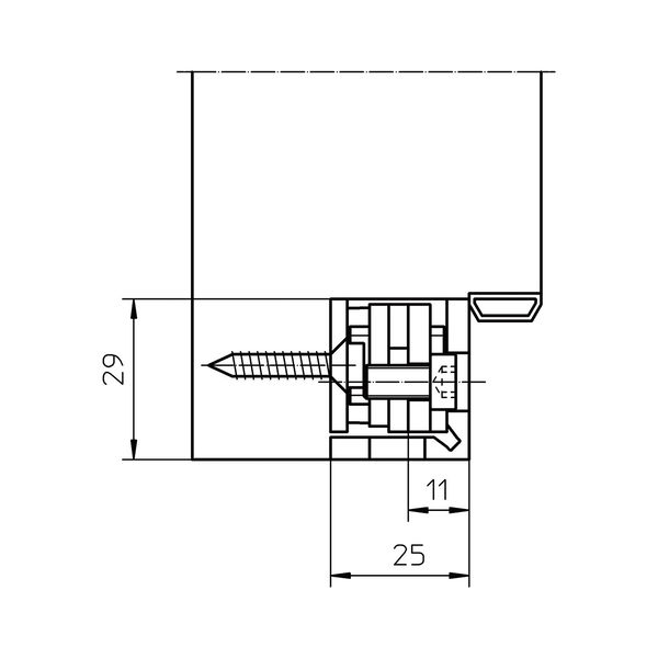 SIMONSWERK Aufnahmeelement VX 7531-3D, Stahl verzinkt