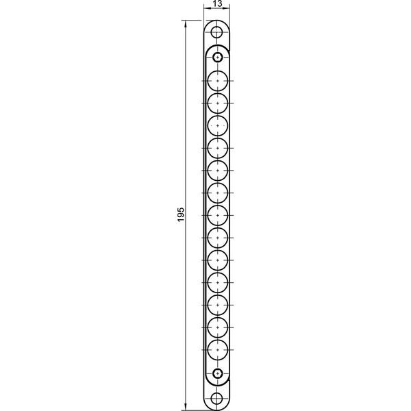 SIMONS Schließmagnet Keep Close KCM 50, 195 x 13 mm, Edelstahl-Effekt