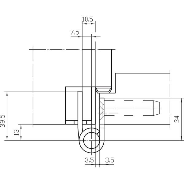 SIMONSWERK Objektband VX 7728, Bandhöhe 120 mm, Edelstahl