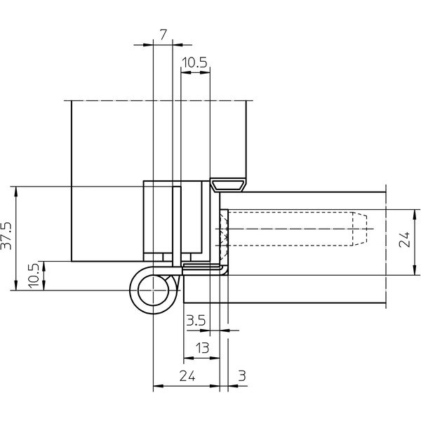 SIMONSWERK Objektband VX 7939/160 18-3, Bandhöhe 160 mm, Edelstahl