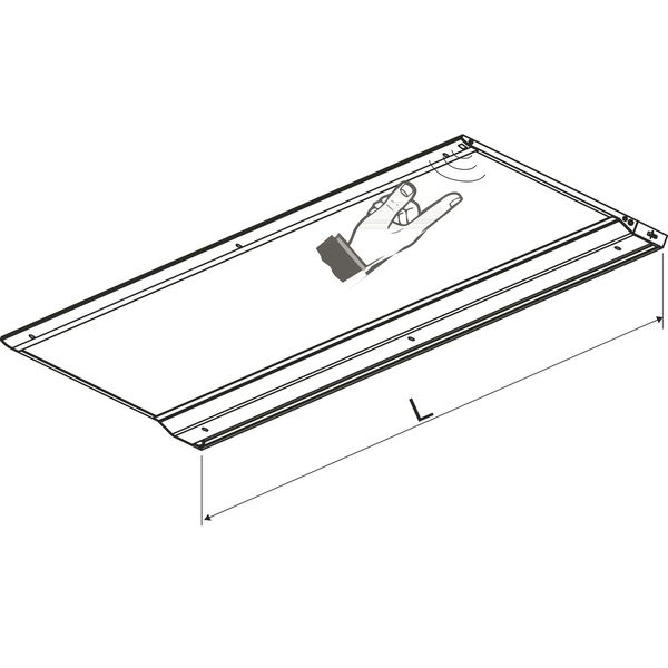 L&S Unterbauleuchte Solaris Plus DualColor alufarbig