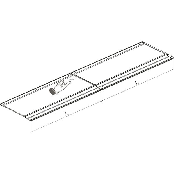 L&S Unterbauleuchte Solaris Plus DualColor alufarbig