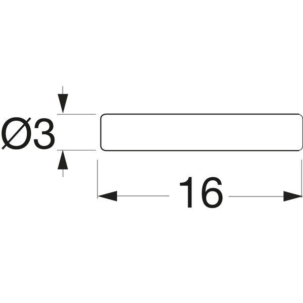 Steckbodenträger Stift