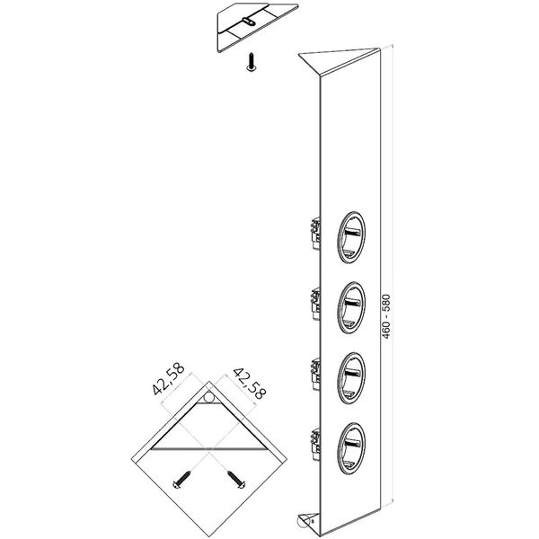 CARESSI Steckdosenelement 4ST46-58