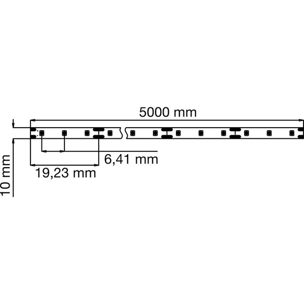 LED-Band MECCANO-156 16,9W, IP20 5m Rolle