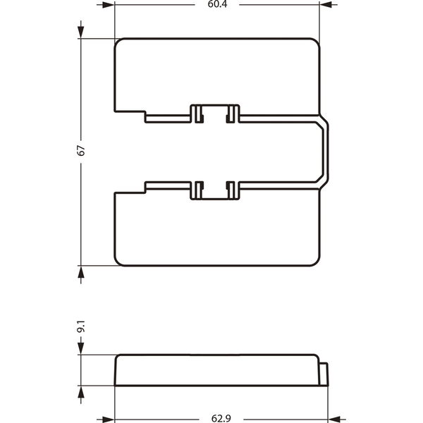 LAMP® J95 Montageplatte Abdeckung