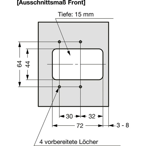 LAMP® Schwerlast Weitwinkelscharnier 160° mit Dämpfung