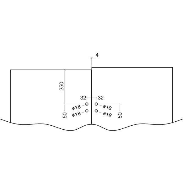 Saunaglastürband eckig, Glas – Glas
