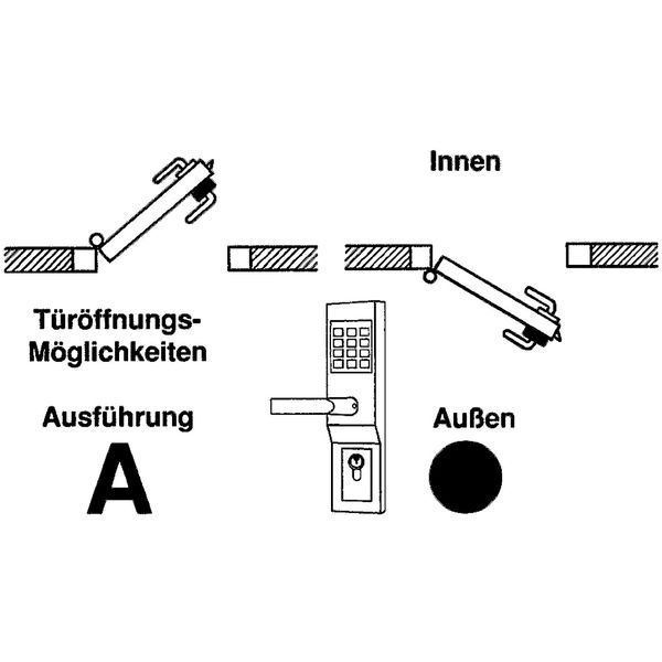 EFF-EFF Türcodeschloss 495