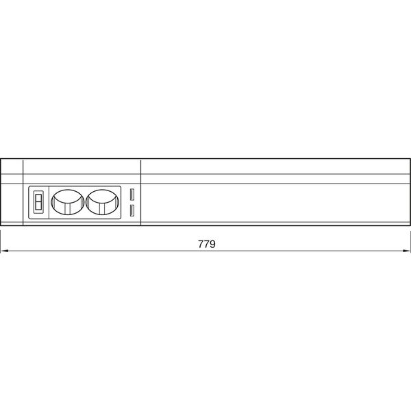 ELEKTRA Unterbauleuchte LD 8115 AS 230 V