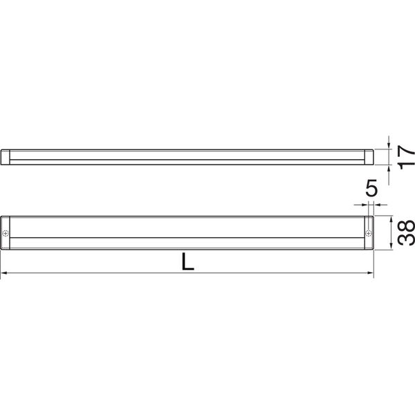 ELEKTRA Unterbauleuchte LD 8010 A Dimm. 230 V