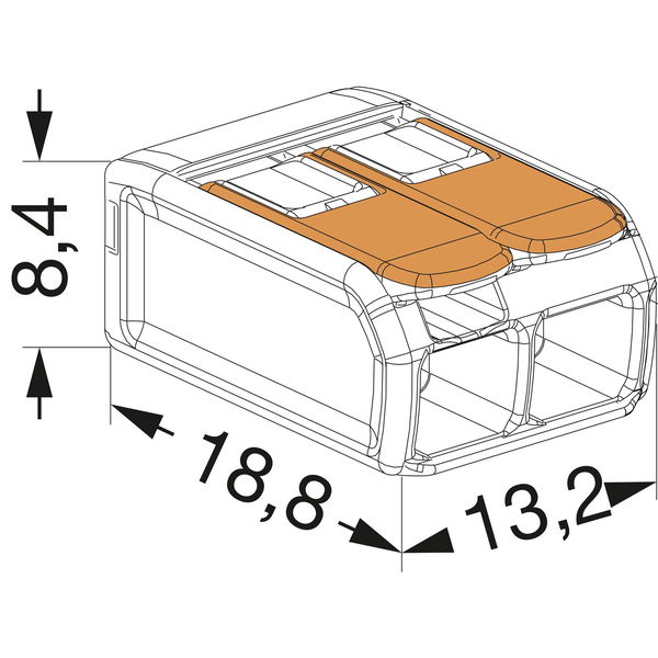 WAGO Klemmen 221 2, 3, 5 adrig bis 4mm²