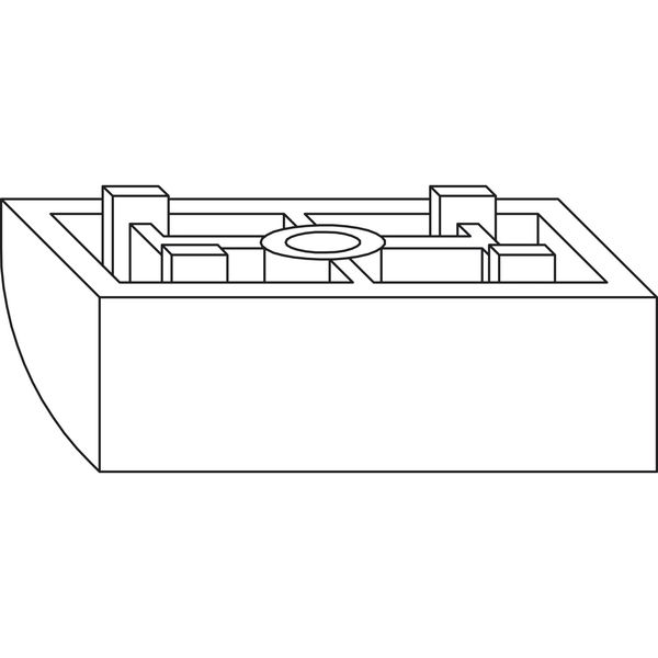 WINKHAUS Auflauf FR.13/12, Falzluft 12 mm, Versatz 13 mm, Kunststoff