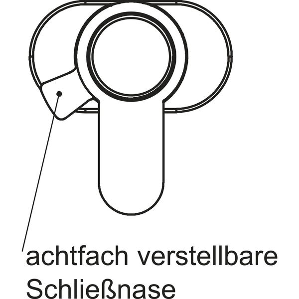 WINKHAUS Knaufhalbzylinder MS00/Z1