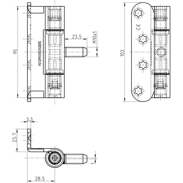 SIMONSWERK Türband VN 3739/M10x1