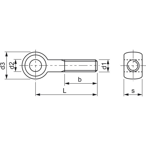 Augenschraube DIN 444B – Edelstahl A2