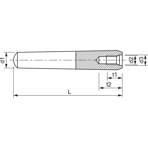 Kegelstift DIN 7978A Tol.h10 – Stahl blank