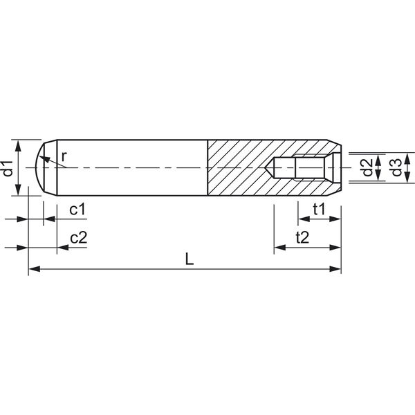 Zylinderstift DIN 7979D Tol.m6 – Stahl blank