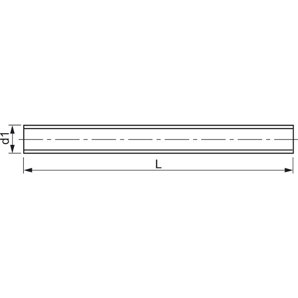 Gewindestange DIN 976-1 (eh. 975) Meterware, Stahl blank