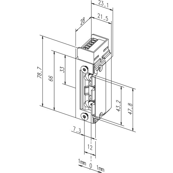 EFF EFF Türöffner Serie 143 Q34 ProFix2 Feuerschutz