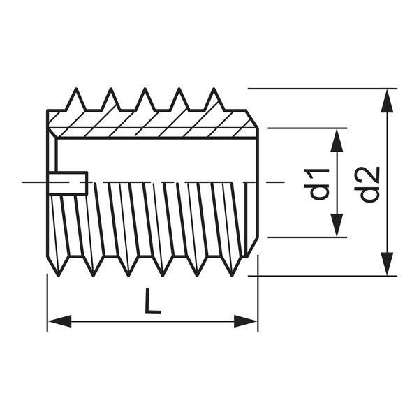 RAMPA Einschraubmuffe Typ-B – Edelstahl 1.4305