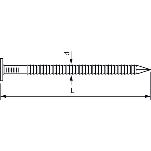 Fassadennagel 1.9x 30 Edelstahl natur