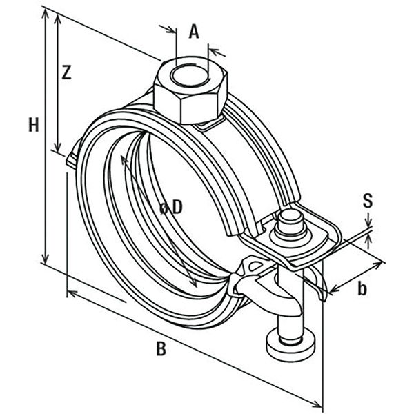 FISCHER FGRS Universal Gelenkrohrschelle