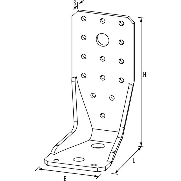 GH Winkelverbinder KR – Stahl feuerverzinkt