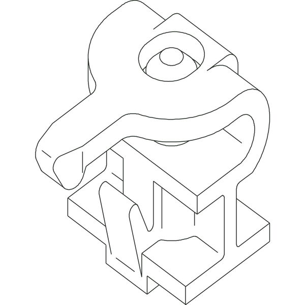 Hawa Multifold 30/W Haltepuffer oben (Schiebetürbeschlag) für Faltschiebetüren