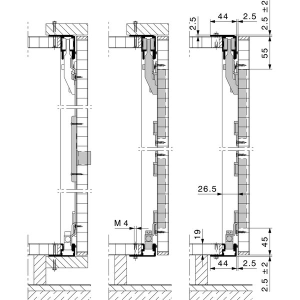 HAWA Multifold 30 Beschlägegarnitur