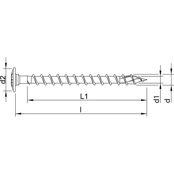 HECO-Topix-plus Verbinderschraube Tellerkopf 10.0×120 VG TX40 verzinkt