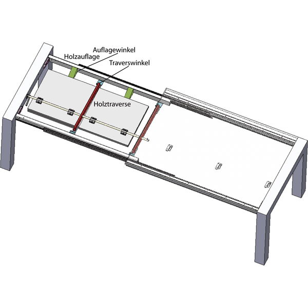 Klappmechanik FM-Stop, Länge 1370 mm