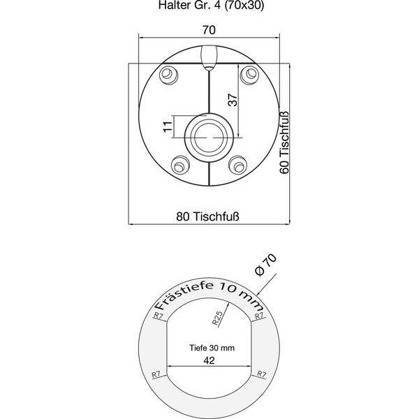 UNIFIX Universalverbinder Halter