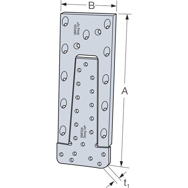 SIMPSON Hirnholzverbinder ETB – Aluminium