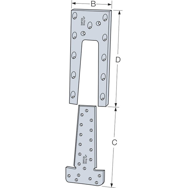 SIMPSON Hirnholzverbinder ETB – Aluminium