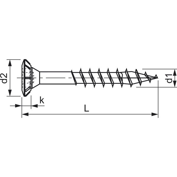 SPAX Holzfensterschraube FEX-H PZ – Stahl Wirox-Silber