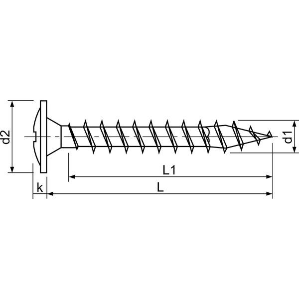 SPAX Spanplatten-Rückwandschraube Pozidriv Vollgewinde – Stahl Wirox-Silber