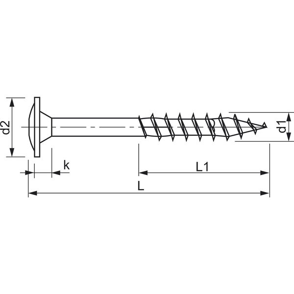 SPAX Holzbauschraube TK T-STAR plus Teilgewinde – Edelstahl A2